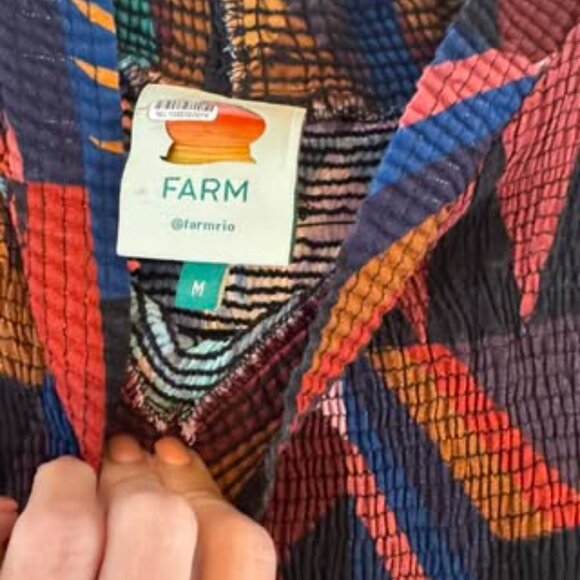 Size Medium Smocked Farm Rio Midi - Picture 6 of 7